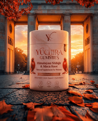 YUCHIRA Gummis – Himalaya Shilajit & Maca-Wurzel für Frauen